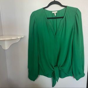 Green Joie Silk Blouse